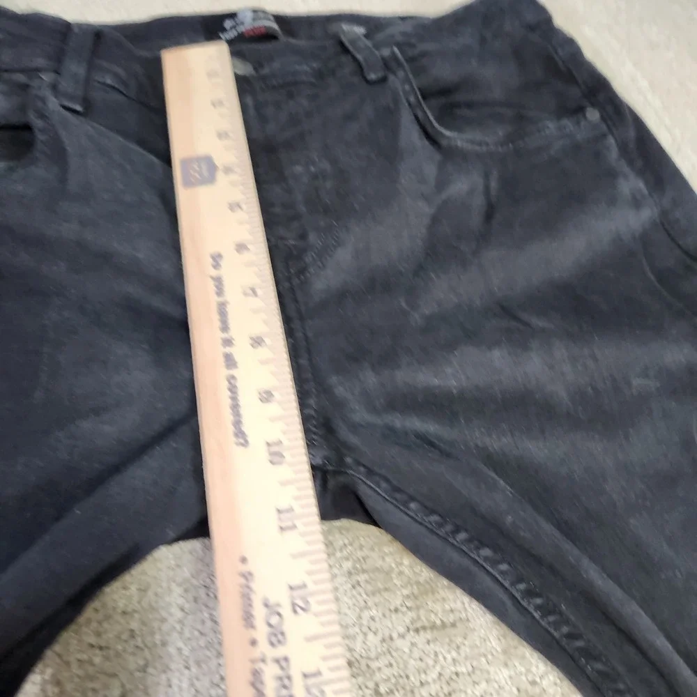 7 For All Mankind Jeans Men 33x32 Slimmy Tapered Luxe Performance Plus Black